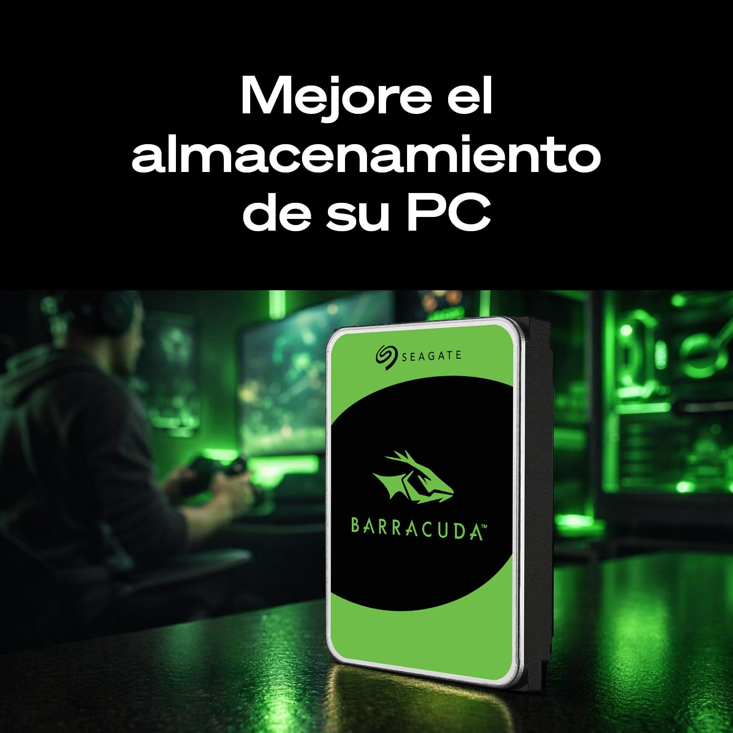 Seagate BarraCuda 8TB, Disco Duro Interno, HDD, 3.5 Pulgadas, SATA